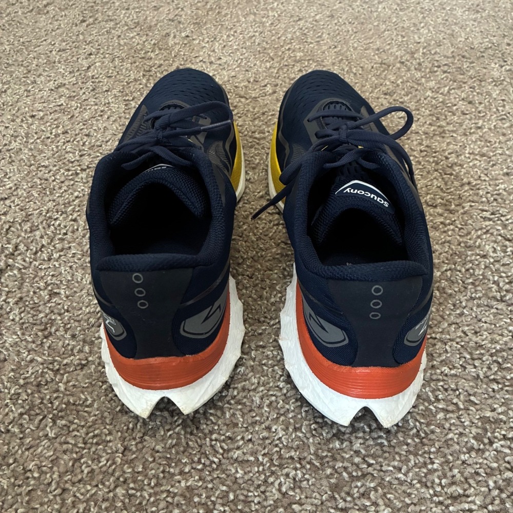 Saucony Endorphin Speed 4 Running Shoes Men 12 Blue Orange Walking S20940-211 - Picture 5 of 8